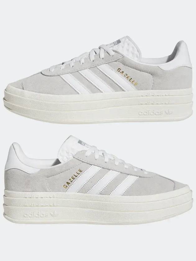 Gazelle Bold Low Top Sneakers Grey - ADIDAS - BALAAN 8