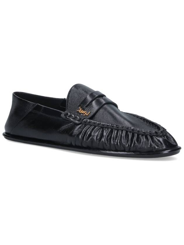 Saint Laurent  Flat shoes Black - SAINT LAURENT - BALAAN 3