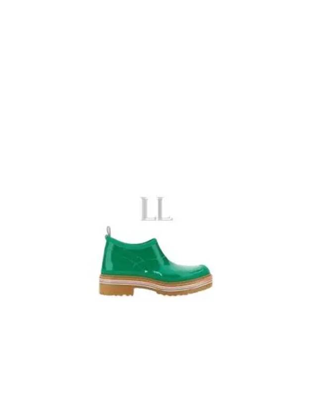 Women's Molded Rubber Garden Middle Boots Light Green - THOM BROWNE - BALAAN 2