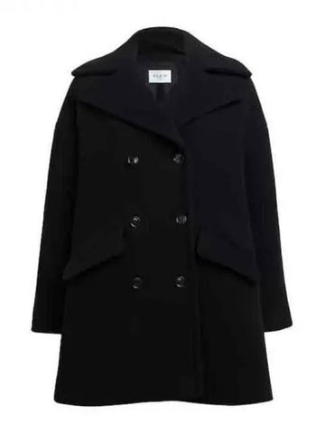 Double breasted caban coat 270168 - ALAIA - BALAAN 1