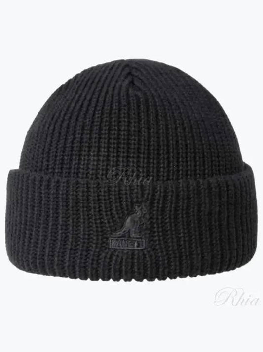 K3454 Black Cardinal Two Way Beanie - KANGOL - BALAAN 1