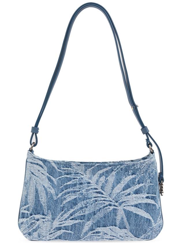 Palm Angels Denim Shoulder Bag, Women's, Blue - PALM ANGELS - BALAAN 3