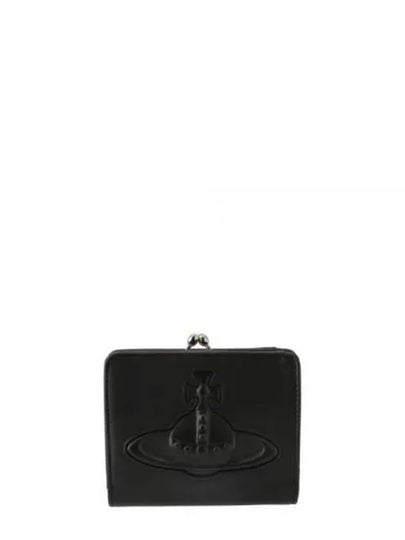 Frame Pocket Half Wallet Black - VIVIENNE WESTWOOD - BALAAN 2