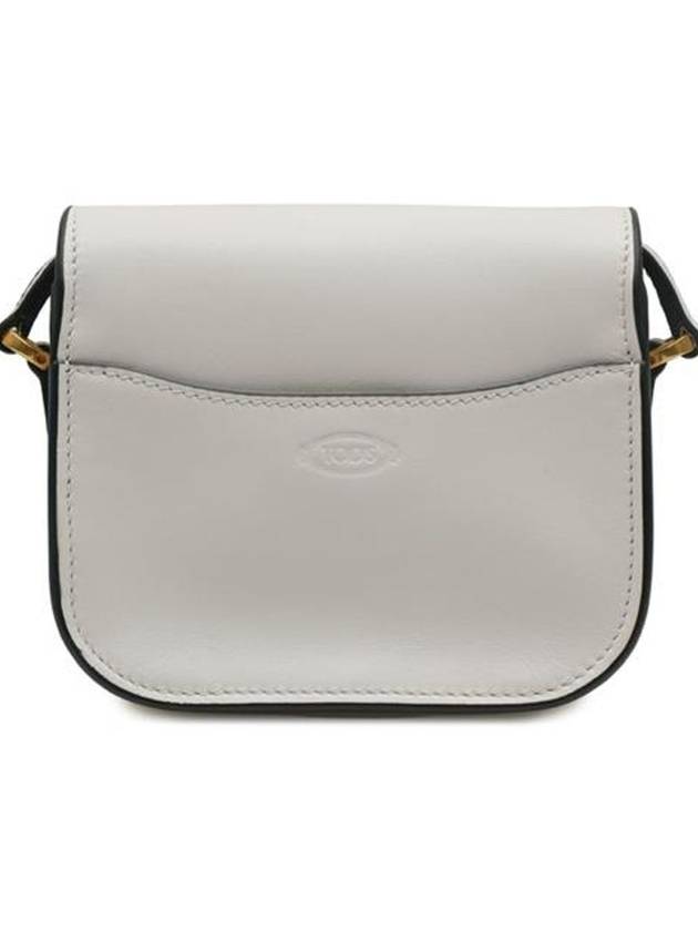 Women's Kate Logo Leather Mini Cross Bag White - TOD'S - BALAAN 3