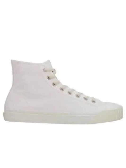 Tabi Cotton High Top Sneakers White - MAISON MARGIELA - BALAAN 2