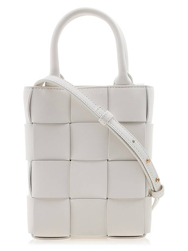 Cassette Mini Tote Bag White - BOTTEGA VENETA - BALAAN 2