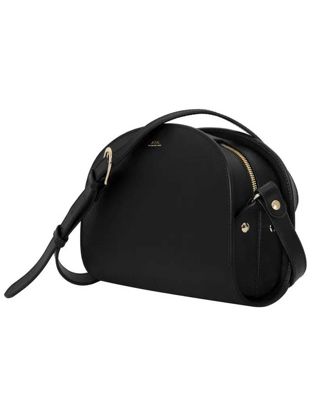 Women's Demil Lune Half Moon Shoulder Cross Bag Black - A.P.C. - BALAAN 5