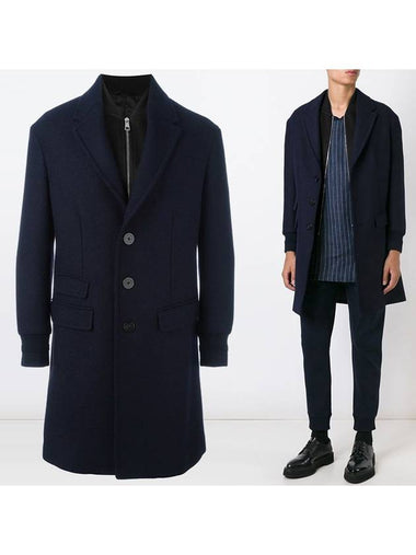 11th Anniversary Neoprene Layered Wool Coat PBCA146C B041C 391 - NEIL BARRETT - BALAAN 1