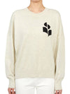 Marisans Logo Knit Top Light Grey - ISABEL MARANT - BALAAN 2