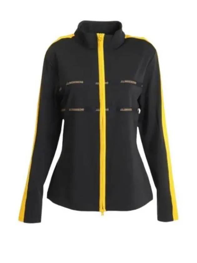 Golf Jade Mid Layer Zip-Up Jacket Black - J.LINDEBERG - BALAAN 2