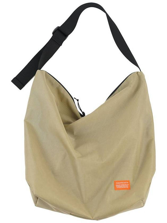 F137 Kangaroo Large Shoulder Bag Beige - POSHPROJECTS - BALAAN 1