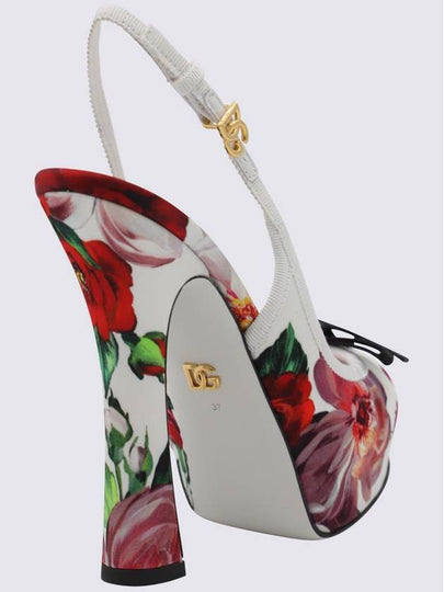 Dolce & Gabbana Scarpe Con Tacco Bianco/Fiori - DOLCE&GABBANA - BALAAN 2