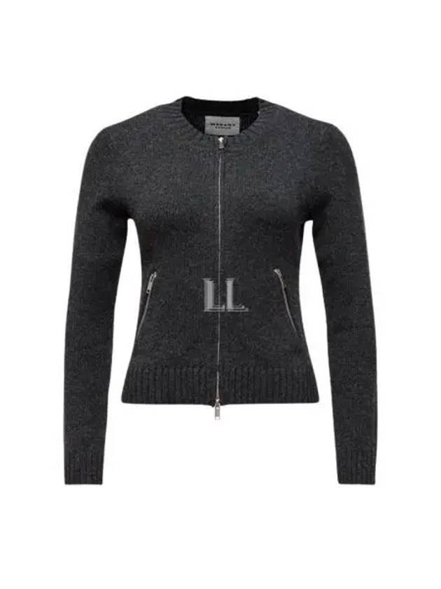 Lynda Zip Up Knit Cardigan Anthracite - ISABEL MARANT - BALAAN 2