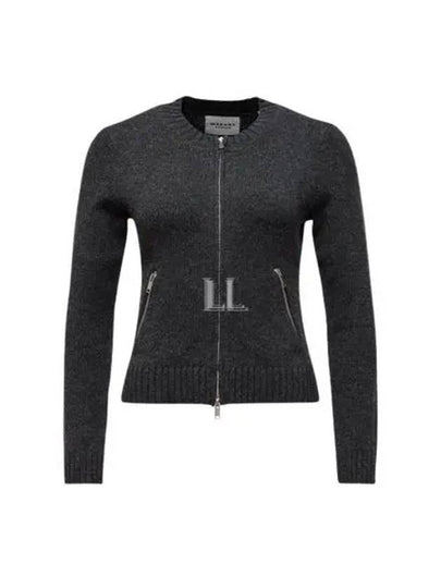 Lynda Zip Up Knit Cardigan Anthracite - ISABEL MARANT - BALAAN 2