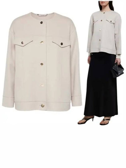 Florence Virgin Wool Jacket Vanilla - MAX MARA - BALAAN 2