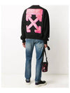 Marker Arrow Overfit Sweatshirt Black - OFF WHITE - BALAAN.