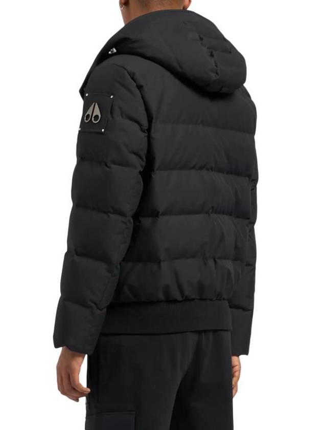 Cloud Padded Bomber Jacket Black - MOOSE KNUCKLES - BALAAN 4