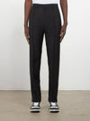 Triangle Logo Stripe Straight Pants Black - PRADA - BALAAN 3