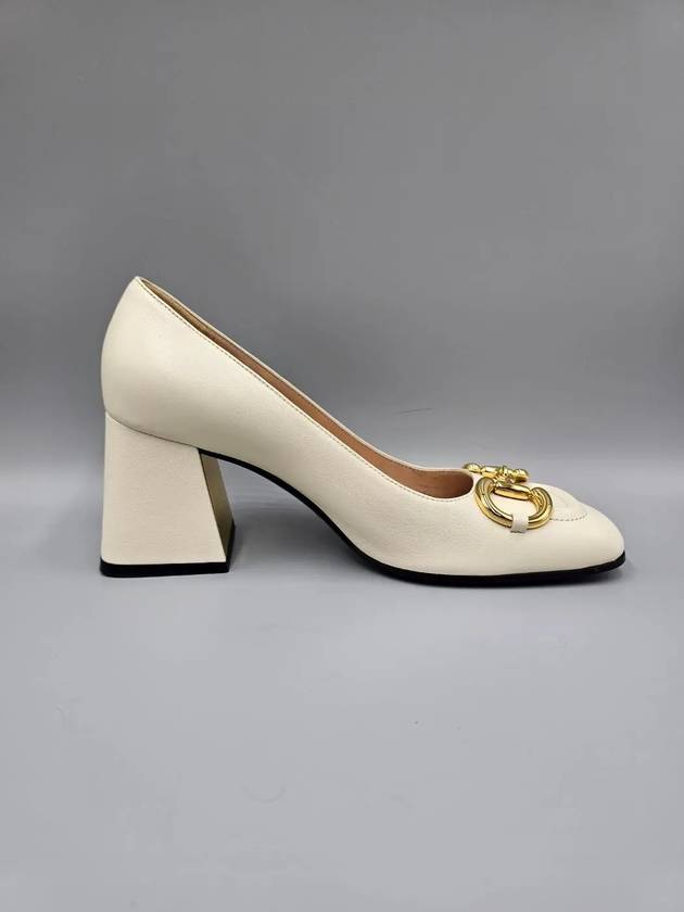 Women s Horsebit Middle Heel Pumps 643886 - GUCCI - BALAAN 5