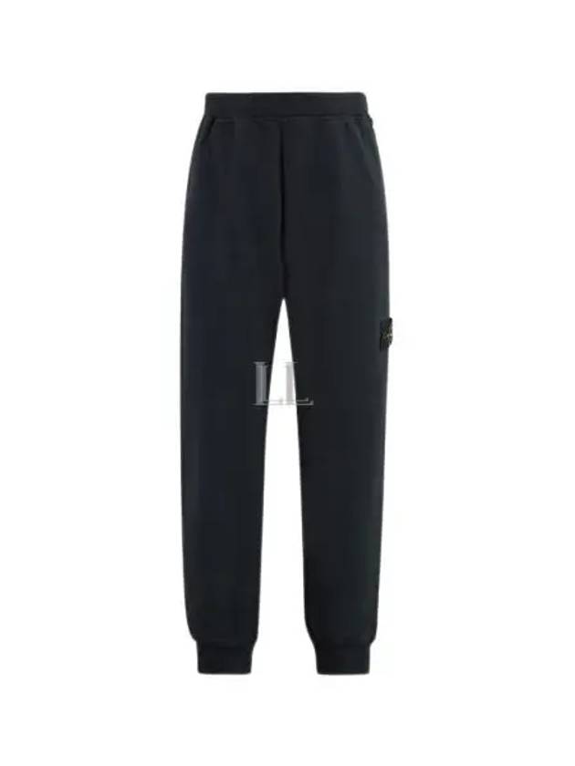 Signature Wappen Patch Cotton Baggy Pants Black - STONE ISLAND - BALAAN 2