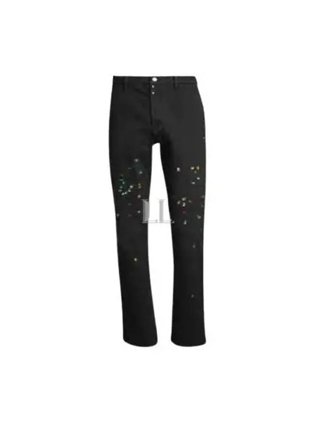 Beaded Denim Jeans Black - MAISON MARGIELA - BALAAN 2