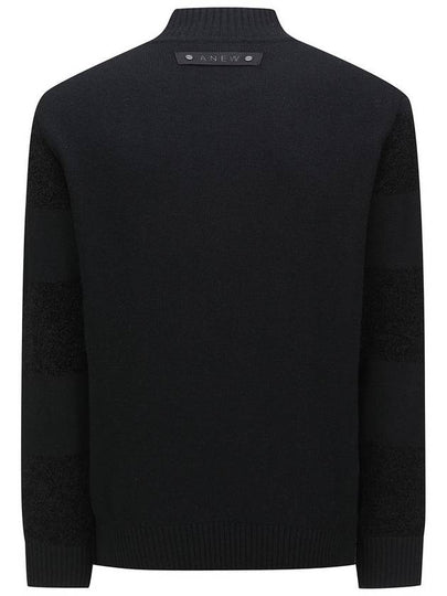 Official MEN KNIT BLOCK HIGH NECK SWEATER BK - ANEWGOLF - BALAAN 2