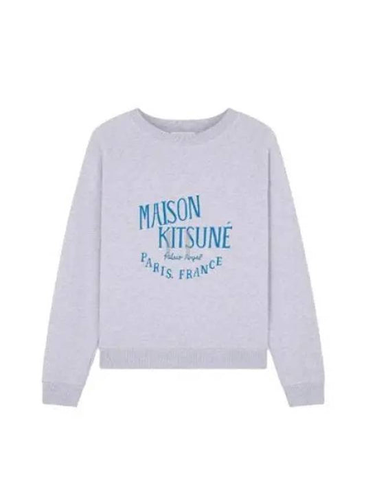 Cotton Palais Royal Vintage Logo Sweatshirt Grey - MAISON KITSUNE - BALAAN 2