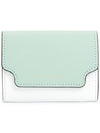 Saffiano Leather Card Wallet Green - MARNI - BALAAN 2