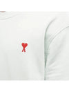 Small Heart Logo Sweatshirt Mint Green - AMI - BALAAN 3