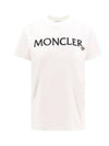 Logo Patch T Shirt White 8C000 11 89AIJ 033 - MONCLER - BALAAN 2