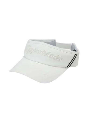 Men's Logo Point Sun Visor White - TAYLORMADE - BALAAN 1