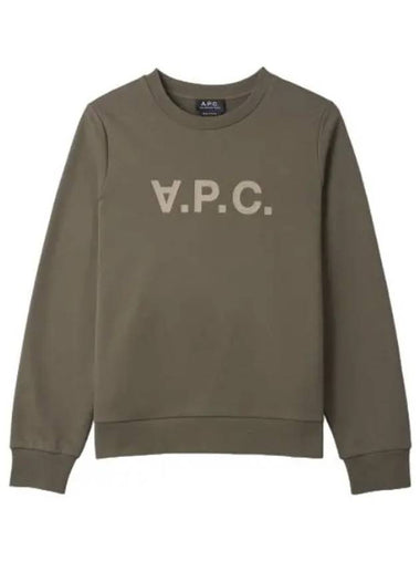 Bicolor Sweatshirt Khaki Greece - A.P.C. - BALAAN 1