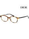 Glasses frame MONTAIGNE28F SX7 Havana horn rim Asian fit - DIOR - BALAAN 1