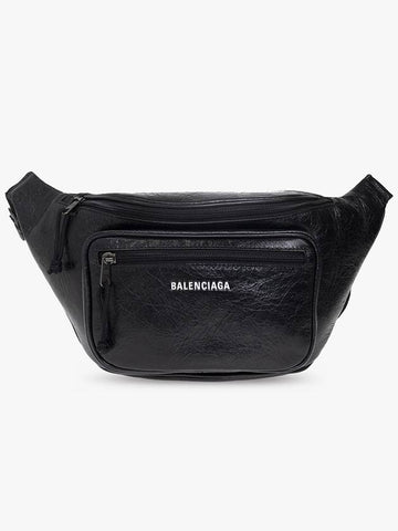 Balenciaga ‘Explorer’ Belt Bag, Men's, Black - BALENCIAGA - BALAAN 1