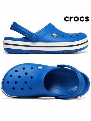 Crocband Clog Cobalt Blue Charcoal 11016 4JN - CROCS - BALAAN 1