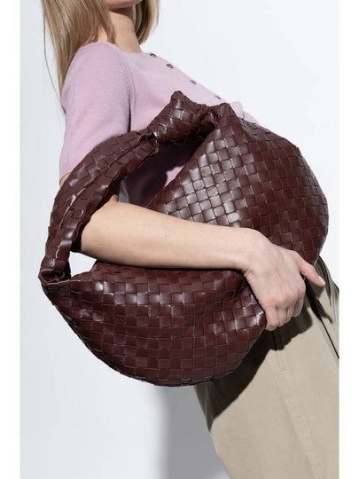 Bottega Veneta Shoulder Bag Jodie, Women's, Burgundy - BOTTEGA VENETA - BALAAN 2