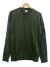 Men's Pocket Lens Crew Neck Knit Top Khaki - CP COMPANY - BALAAN 2