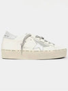 Hi Star White Metallic Silver Heel Tab Sneakers - GOLDEN GOOSE - BALAAN 4