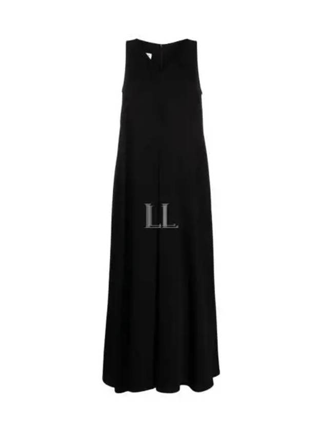 Wide Sleeveless Long Dress Black - MAISON MARGIELA - BALAAN 2