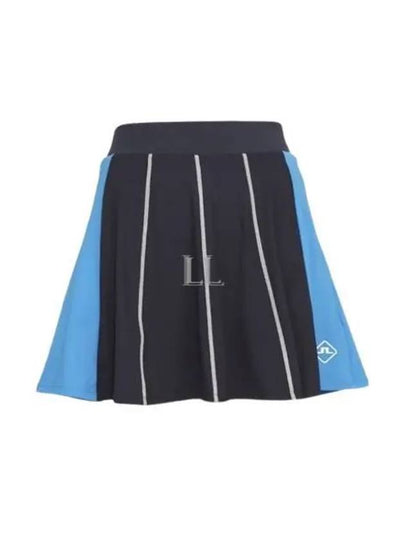 Women's Jolie Striped Golf Skirt Navy - J.LINDEBERG - BALAAN 2