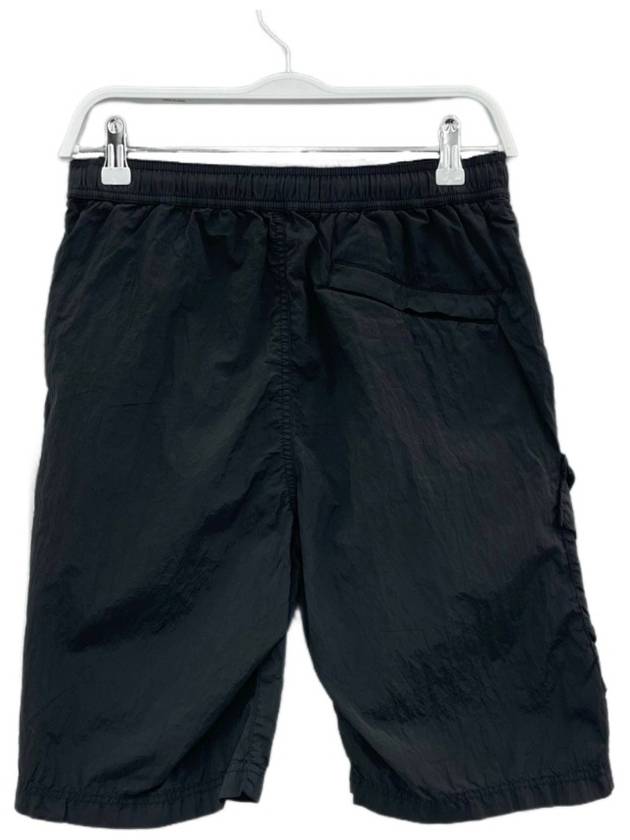 Patch Pocket Swim Shorts Black - STONE ISLAND - BALAAN 3