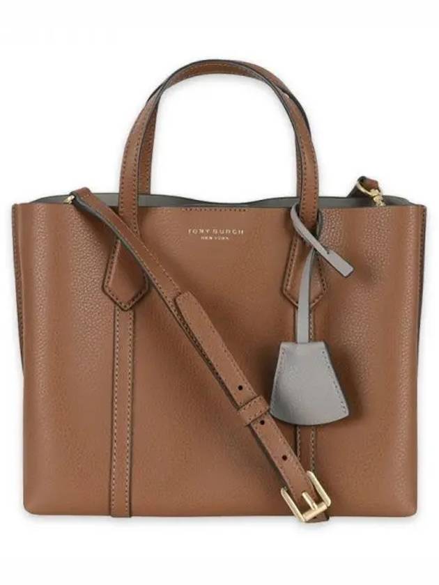 Perry Triple Compartment Small Tote Bag Light Umber - TORY BURCH - BALAAN 2