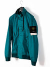 Wappen Patch Double Zipper Membrana Windbreaker Light Blue - STONE ISLAND - BALAAN 3