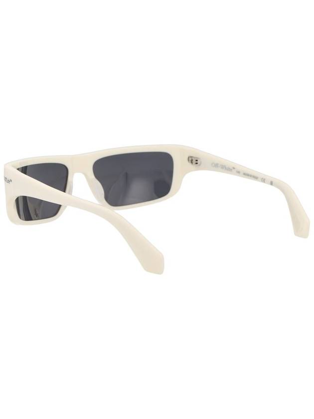 logo print rectangular frame sunglasses OERI093F23PLA0010107 - OFF WHITE - BALAAN 5