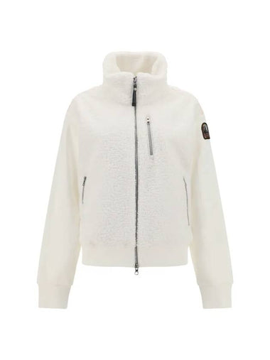 YANAGI LOGO PATCH JACKET WHITE - PARAJUMPERS - BALAAN 1