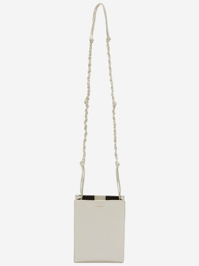 Tangle Small Leather Cross Bag Coconut - JIL SANDER - BALAAN 2