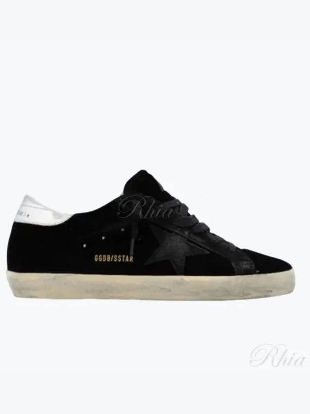 Superstar Velvet Low-Top Sneakers Black - GOLDEN GOOSE - BALAAN 2