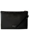 Hartland Leather Clutch Bag Black - BALLY - BALAAN 3