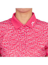 Golf Tour Tech Print Polo GWJT08086 S188 Women's Tour Tech Print Polo - J.LINDEBERG - BALAAN 7