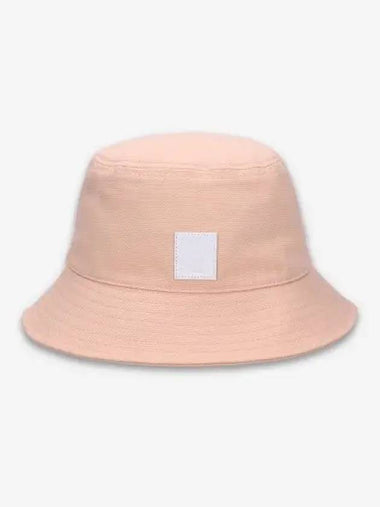 Small leather patch bucket hat salmon 231945100800039 - RAF SIMONS - BALAAN 1